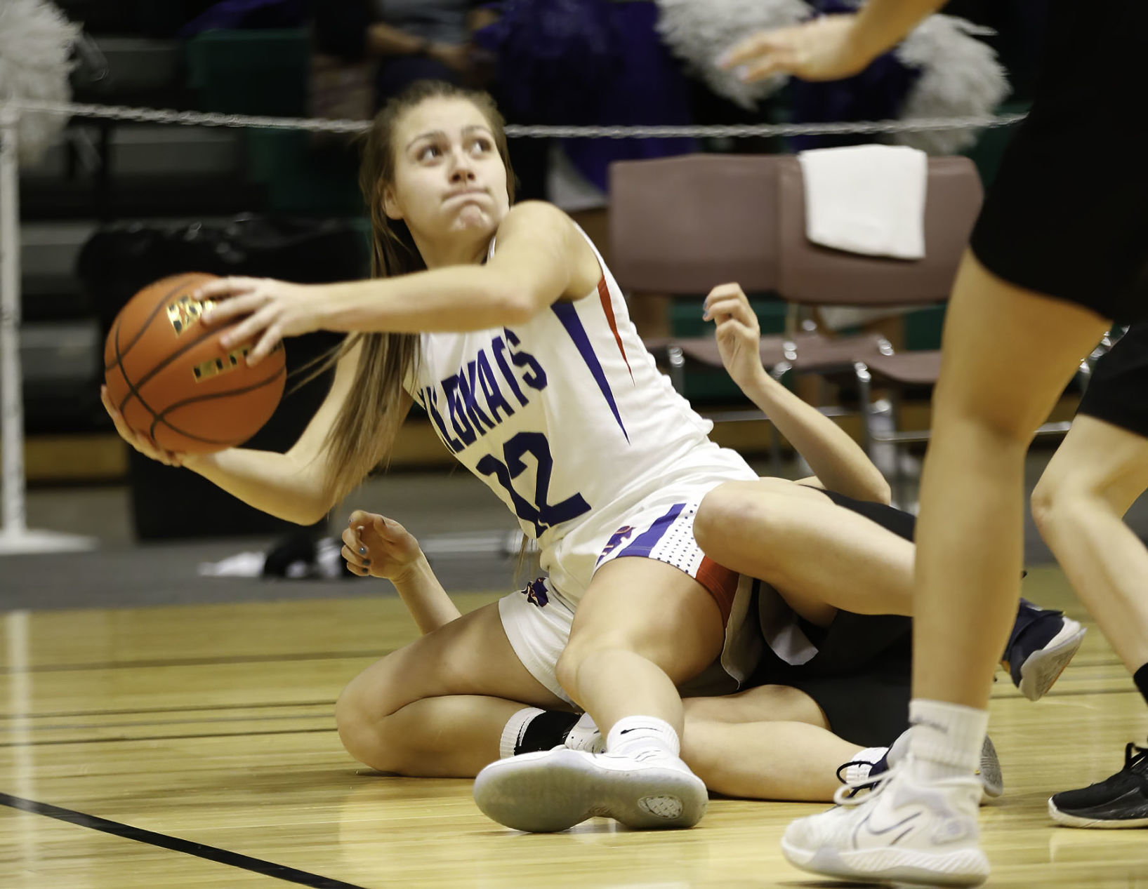 Class A girls Columbia Falls' LaKia Hill